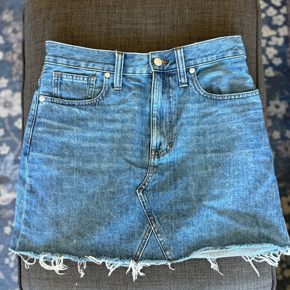 Madewell Denim Mini Skirt